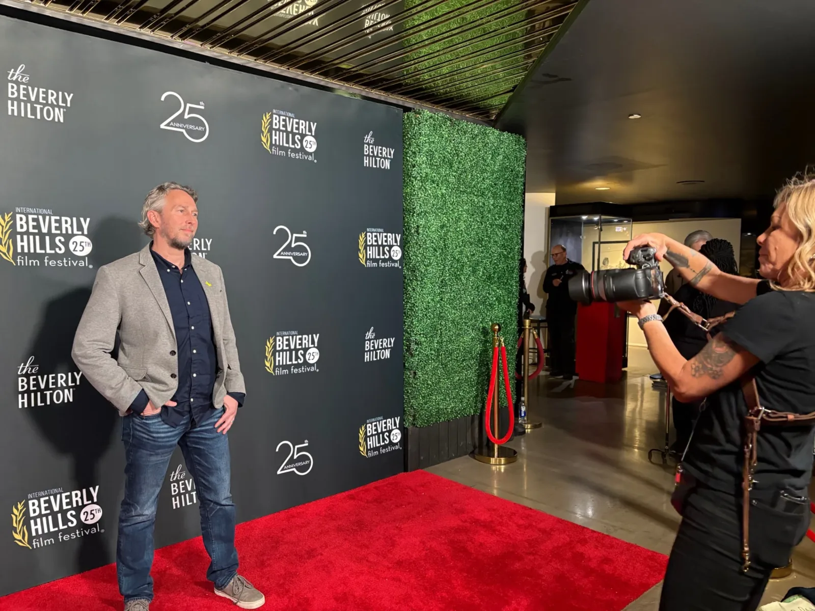 Chris Atkins at the Beverly Hills Film Festival